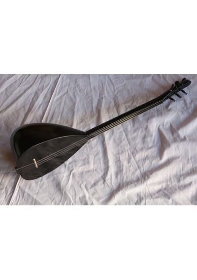 Cura Saz Parlak Siyah Saz Cura Tam Set