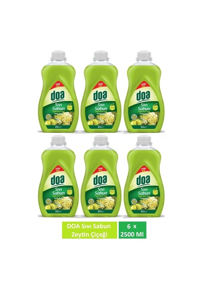 Doa Sıvı Sabun Zeytin Çiçeği 6 x 2500 ML