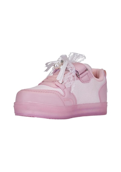 Tuğba Ortopedi 300 Kız Çocuk Işıklı Sneaker Pudra