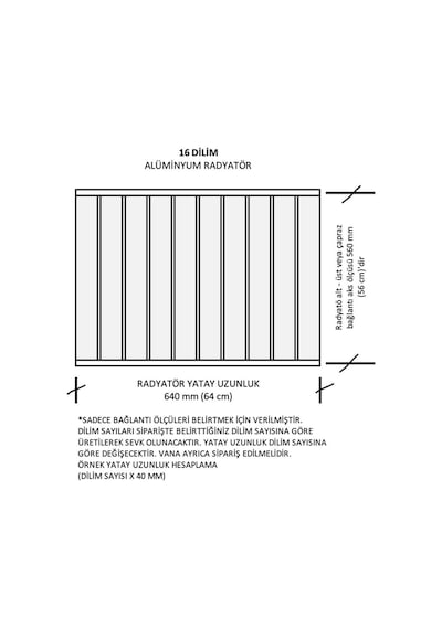 Alüminyum Panel Radyatör Çiğdem 600 X 640 Ral 9010 Kırık Beyaz