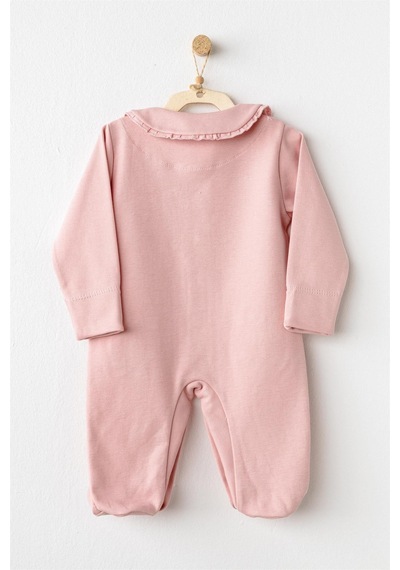 Andywawa Bebek Little Leopard Romper Tulum Pembe Ac26240 Pink