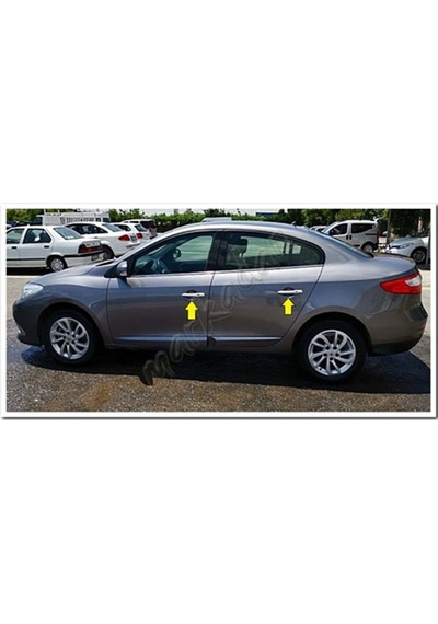 Woc Chrome Renault Fluence Krom Kapı Kolu 2010-2016 4 Kapı  Paslan