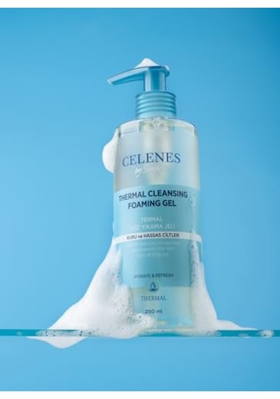 Celenes Nemlendirici Ve Canlandırıcı Thermal Yüz Temizleme Jeli Kuru Ve Hassas Ciltler 250 Ml, 7350104248116
