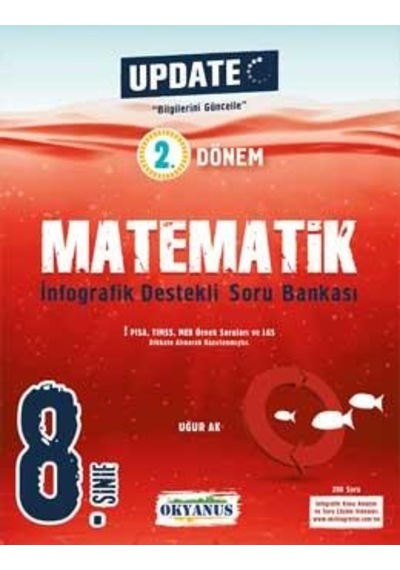 Okyanus Yayınları 8. Sınıf Matematik Update 2. Dönem Soru Bankası 2023
