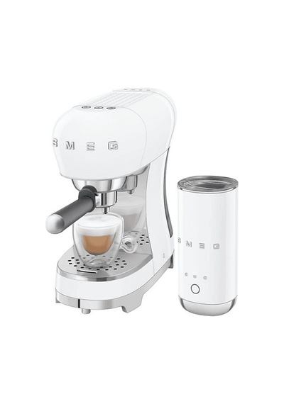 Smeg ECF12WHEU Süt Köpürtücülü Manuel Espresso Makinesi