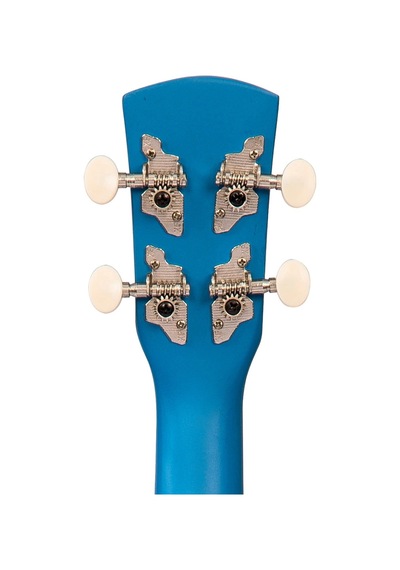Vintage Laka Rainbow Soprano Ukulele - Blue