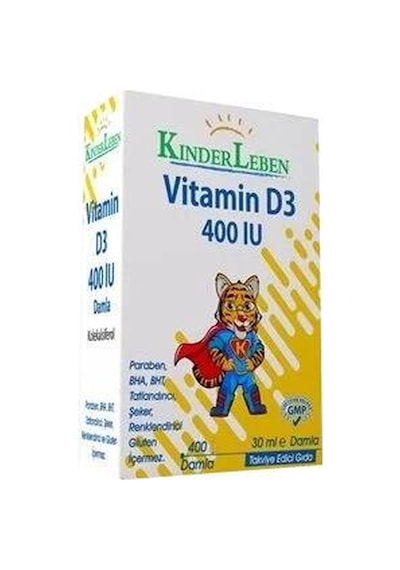 Kinderleben Vitamin D3 400 IU Damla 20 ML