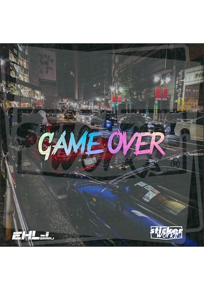 Game Over Sticker Hologram