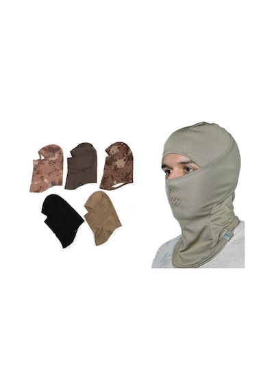 Ss Polarlı Su Ve Rüzgar Geçirmez Balaclava Askeri Yüz Maskesi Haki