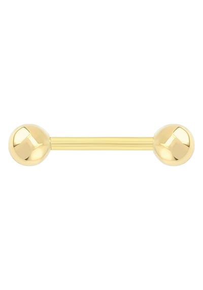 Altın Sepeti Altın Top Kaş Rook Piercing As13pcm2 Sarı