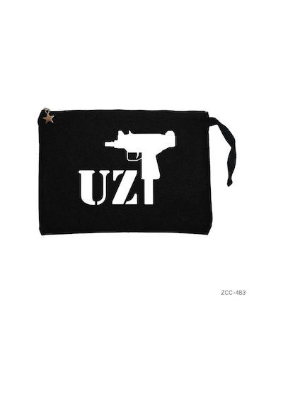 Zepplin Giyim Uzi Underground Siyah Clutch Astarlı Cüzdan / El Çantası