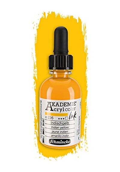 Akademie Akrilik Mürekkep 50 Ml 226 Indian Yellow Diğer