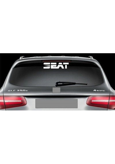 Seat Araba Arka Cam Sticker Yapıştırma