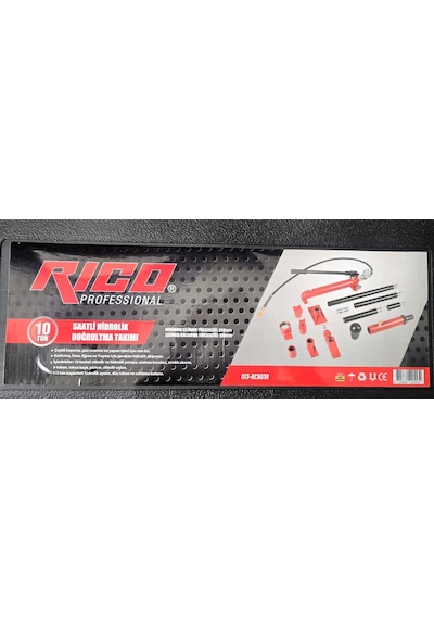 Rico Hidrolik Doğrultma Takımı 10 Ton Saatli 16 Parça 013-rc6036