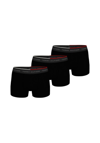 Tommy Hilfiger 3p Trunk Erkek Siyah Boxer - Um0um03388 Siyah
