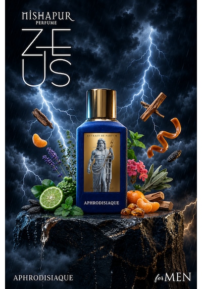 Nishapur Zeus Aphrodisiaque Erkek Parfüm 100 Ml Extrait De Parfum Güçlü Ve Karizmatik Koku Aromatik