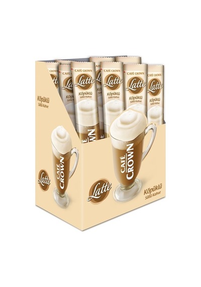 Cafe Crown Latte Sütlü Köpüklü Kahve 24 x 17 G
