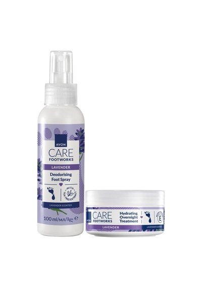 Avon Lavanta Özlü Ayak Gece Kremi Ve Koku Önleyici Sprey Set