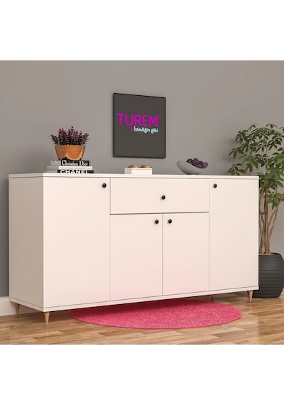 Wooden Konsol Suntalam Antrasit