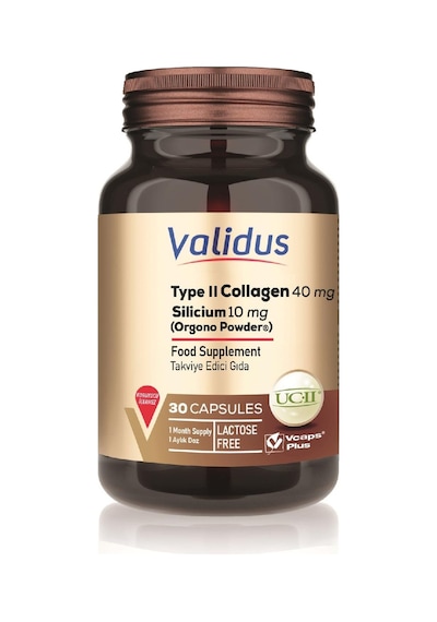 Validus Tip II Collagen Takviye Edici Gıda 30 Capsules
