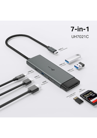 Tp-lınk Uh7021c Usb Typec 7-port Hub-215973