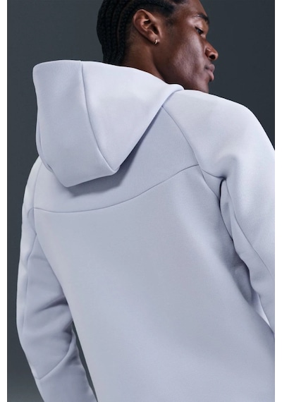 Nike Tech Fleece Full Zip Windrunner Hoodie Kapüşonlu Unisex Sweatshirt Mor
