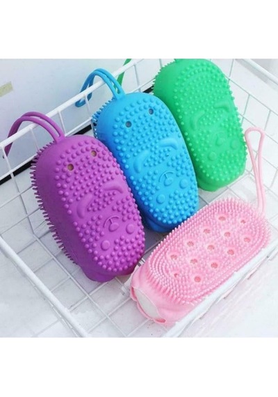 Mawrond Silikonlu Sünger Hazneli Banyo Hamam Kesesi