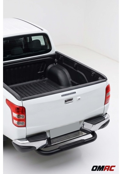 Ssangyong Kgm Musso 2026 Uyumlu Araca Özel Amazon Arka Koruma 76mm Siyah