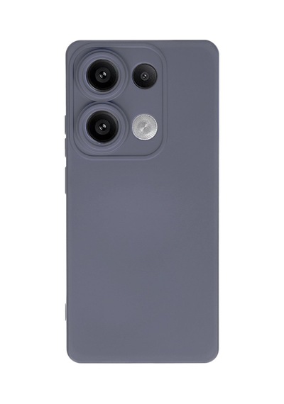 Redmi Note 13 Pro 4g Kılıf Nano İçi Kadife Silikon - Gri Bz8683140699079