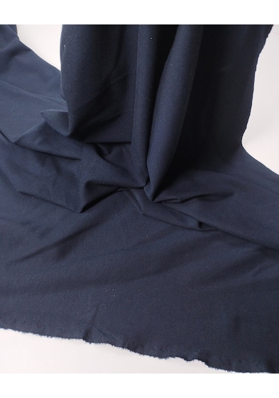 Lacivert İnterlok Penye Kumaş İnce Esnek Sıkı Örgülü Bluzluk & Elbiselik En: 145cm-11966