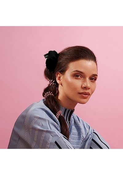 Saç Lastiği Siyah Scrunchie Power Panther Saç Lastikleri Spor Için Güçlü Tutuş Scrunchies Gri Siyah Münih İn Ka Genel