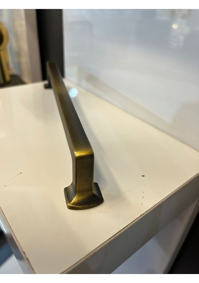 Levante Metal Kulp 192mm Antik Sarı Dolap Kapak Tv Ünite Modern Çekmece Mobilya Komidin Konsol