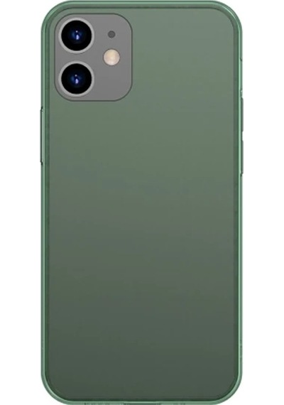 Baseus Frosted Glass Apple iPhone Uyumlu iPhone 12 Pro Max 6.7inch Shockproof Koruyucu Kılıf- 5775 Mavi