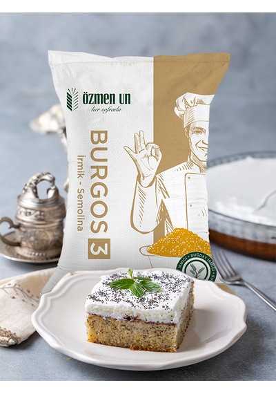 Özmen Un Burgos 3 Numara İrmik Semolina 25 Kg