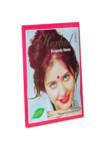 Herbul Kızıl Hint Kınası 10 Gram 1 Paket Doğal Burgundy Henna