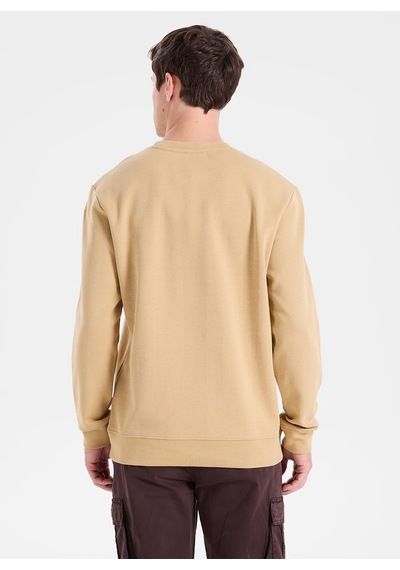 National Geographic Vizon Erke Sweatshirt N6wm-swt4076 Camel
