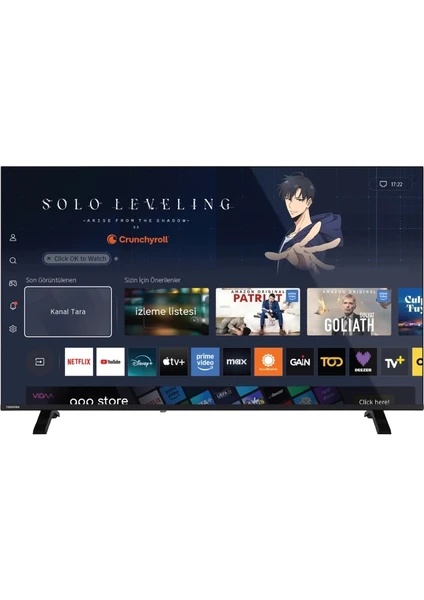 Toshiba 50UV1563DT 4K Ultra HD 50" 127 Ekran Uydu Alıcılı Smart LED TV