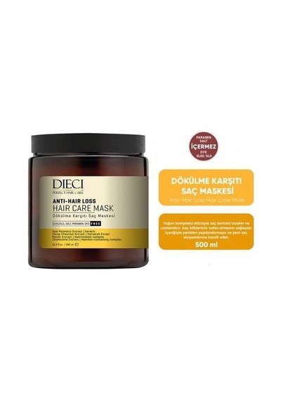 Dieci Saç Maskesi 500ml. Anti-hair Loss