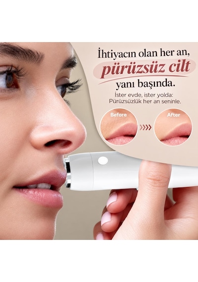 BSF Beautiful Smiling Faces Ls-01 Mini Face Yüz Tüy Alma Tıraş Makinesi Temizleme Fırçası
