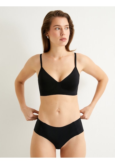 Koton Lazer Kesim Külot Brief Normal Bel Siyah 4slk30083mk Siyah