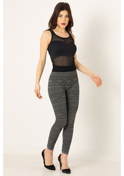 Miorre Seamless Bayan Desenli Tayt 001