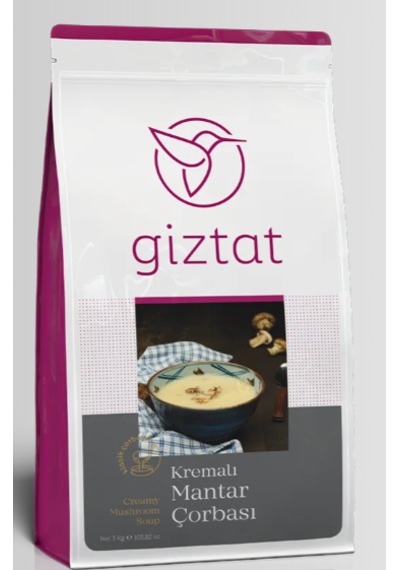 Giztat Kremalı Mantarlı Çorba 3 Kg