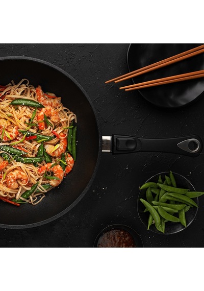 Amt Döküm Wok Tavası 36 Cm 4,3 L Renkli
