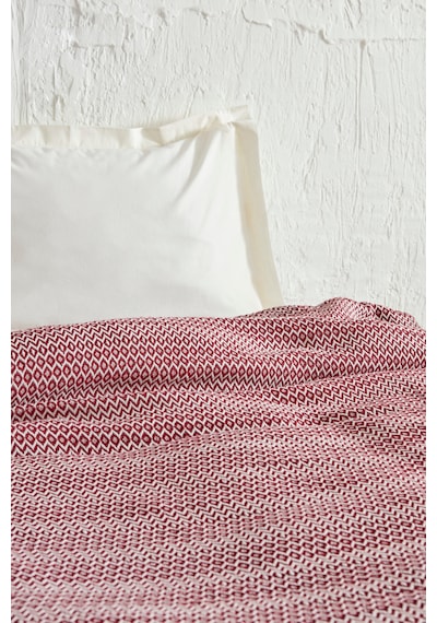 Karaca Home Levi Bordo Çift Kişilik Pike Bordo