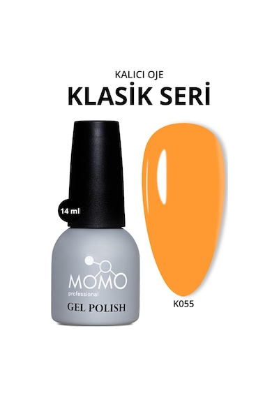 Momo Professional Kalıcı Oje K055 Açık Turuncu 14 Ml