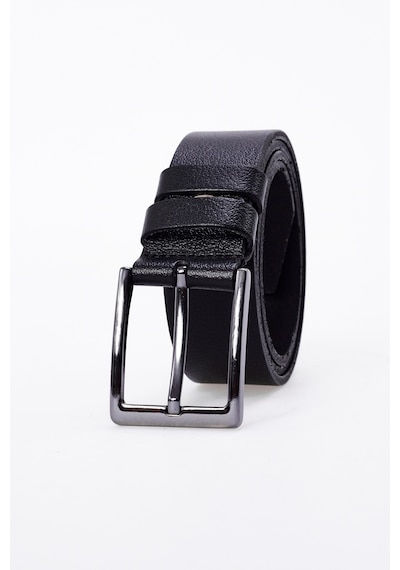 2' Li %100 Hakiki Erkek Manda Derisi Kot Kemeri 4 Cm Siyah - Kahverengi