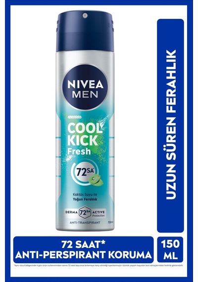 Deodorant Sprey & Cool Kick Fresh Erkek 150ml