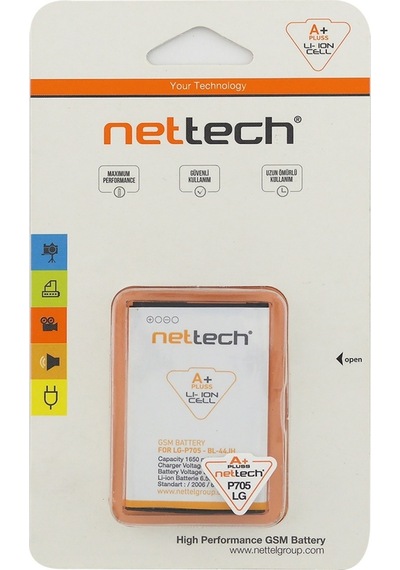 Teknonet Lg P705 Uyumlu Nettech 1650 Mah Batarya