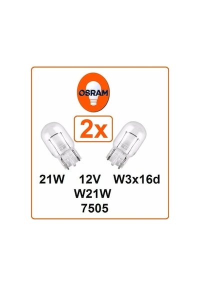 Osram T20 Park Ve Gündüz Farı Ampulü Tek Duy 2 Adet