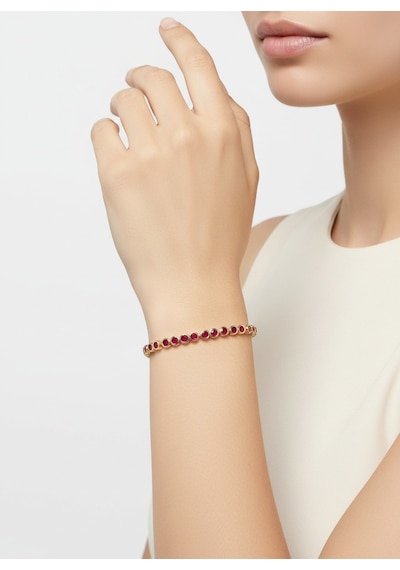 Valmont Accessories Kadın Gold Renk Fuşya Taşlı Su Yolu Bileklik Pembe 56738962
